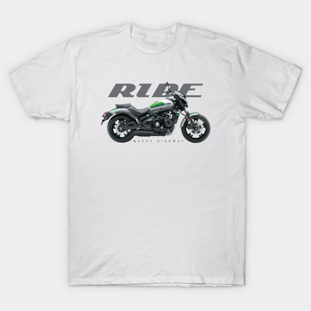 Ride cafe white/green T-Shirt by MessyHighway